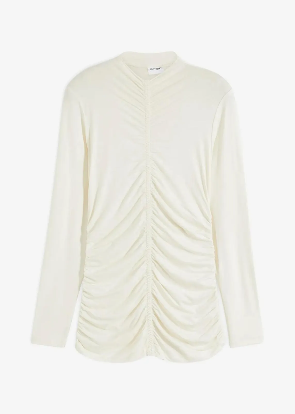 bonprix Shirts & Tops^Shirt mit Raffung wollweiß