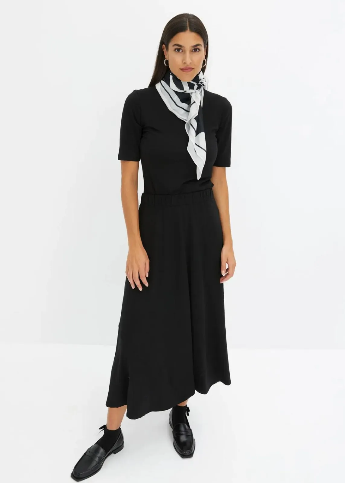 bonprix Shirts & Tops^Shirt mit Rollkragen schwarz