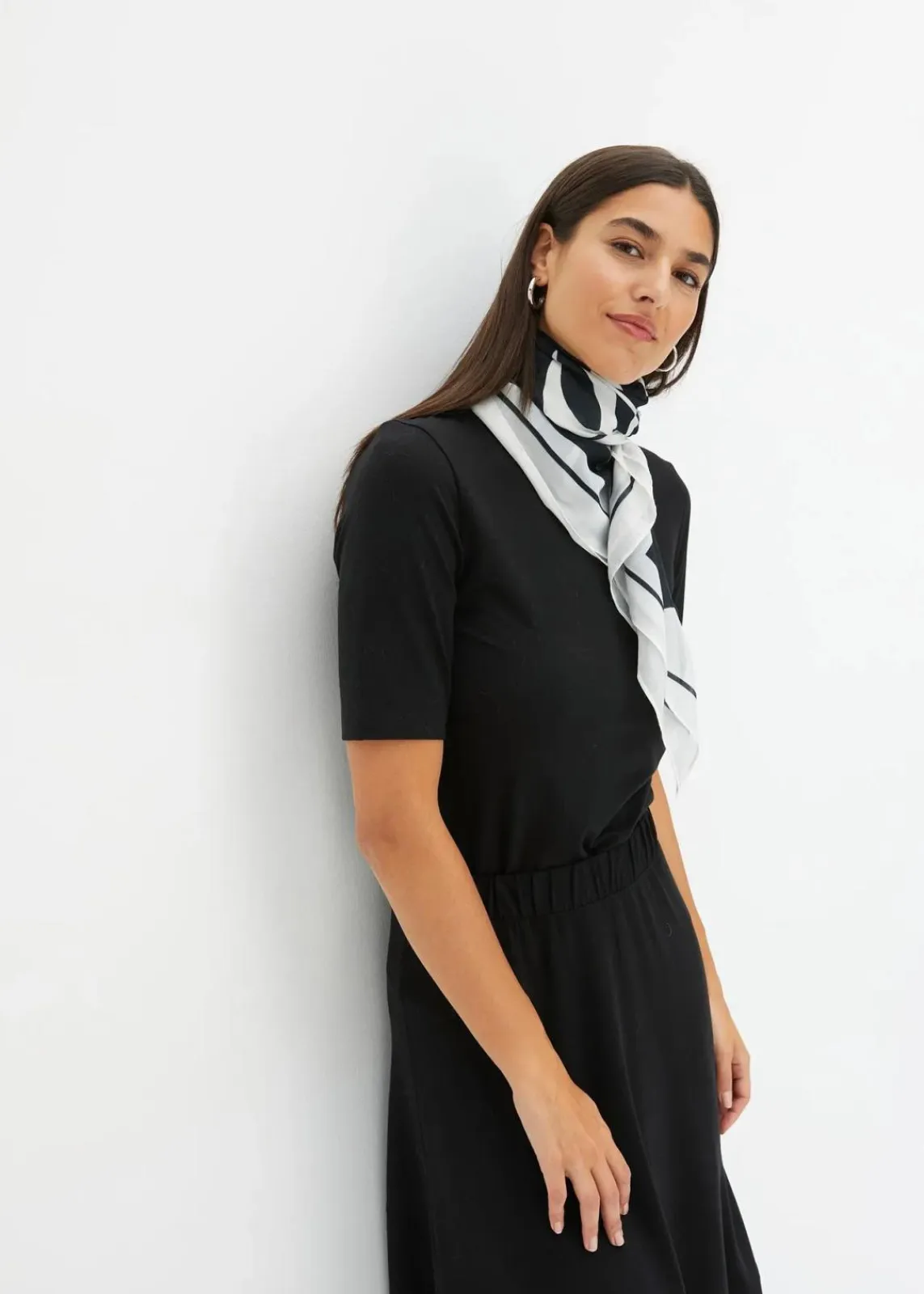 bonprix Shirts & Tops^Shirt mit Rollkragen schwarz