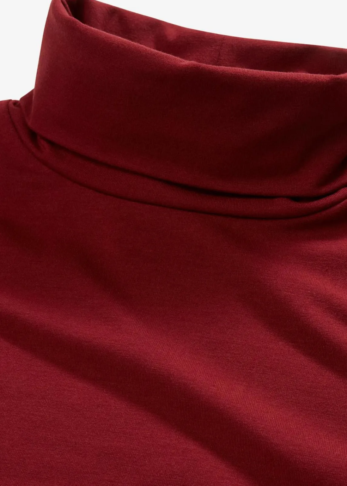 bonprix Shirts & Tops^Shirt mit Rollkragen rubinrot