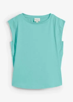 bonprix Premium|Shirts & Tops^Shirt mit Seidenanteil pazifikgrün