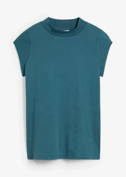 bonprix Premium|Shirts & Tops^Shirt mit Seidenanteil pfeffergrün