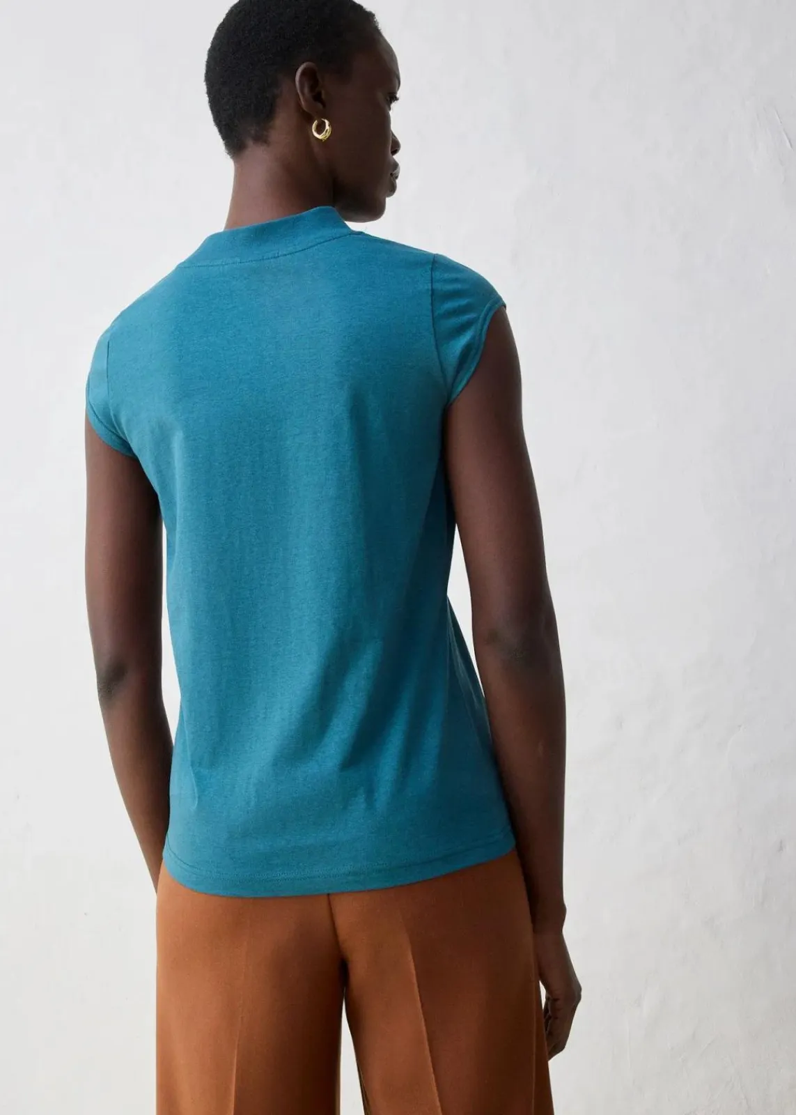bonprix Premium|Shirts & Tops^Shirt mit Seidenanteil pfeffergrün