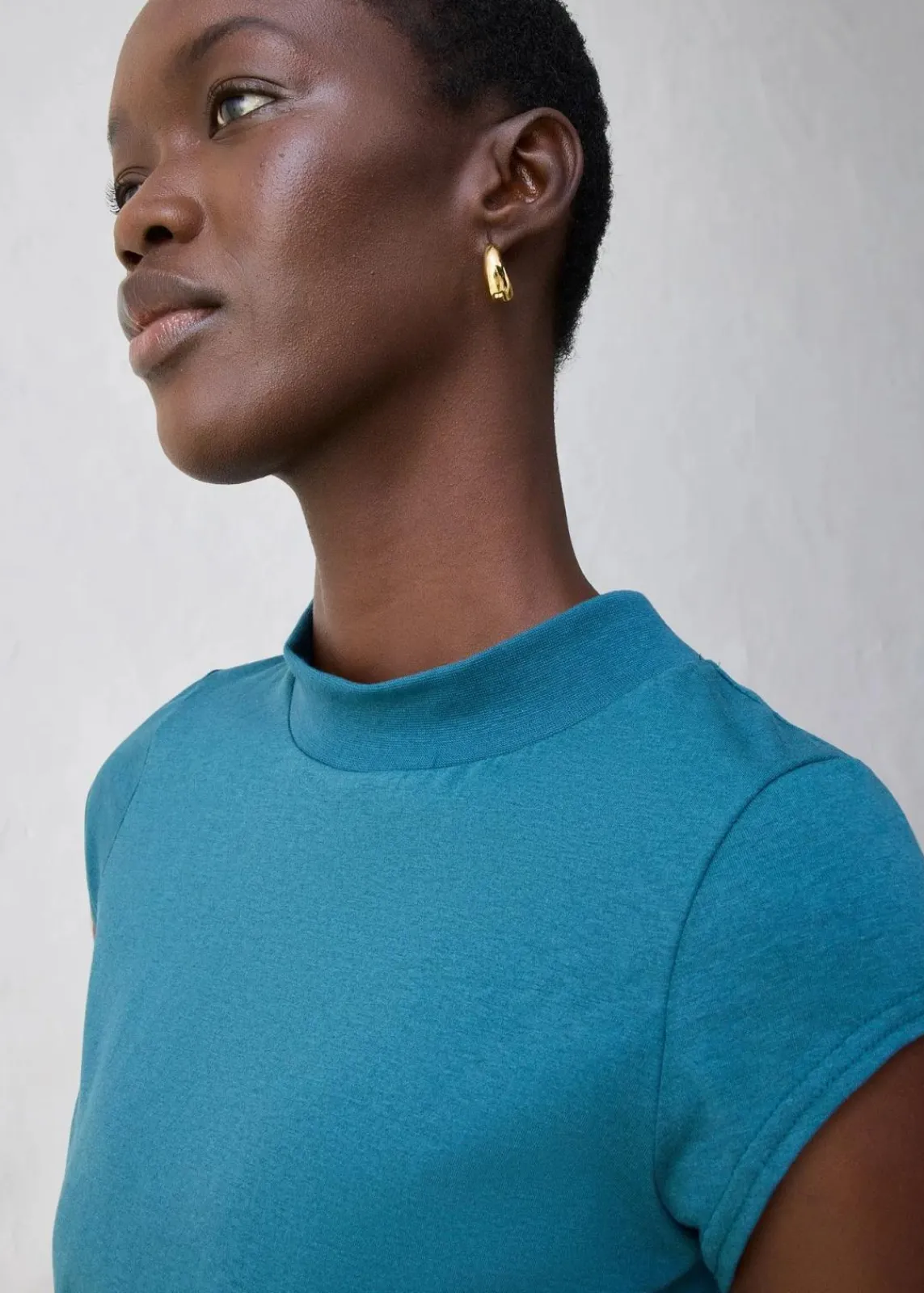 bonprix Premium|Shirts & Tops^Shirt mit Seidenanteil pfeffergrün