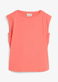 bonprix Premium|Shirts & Tops^Shirt mit Seidenanteil helllachs