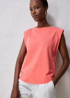 bonprix Premium|Shirts & Tops^Shirt mit Seidenanteil helllachs
