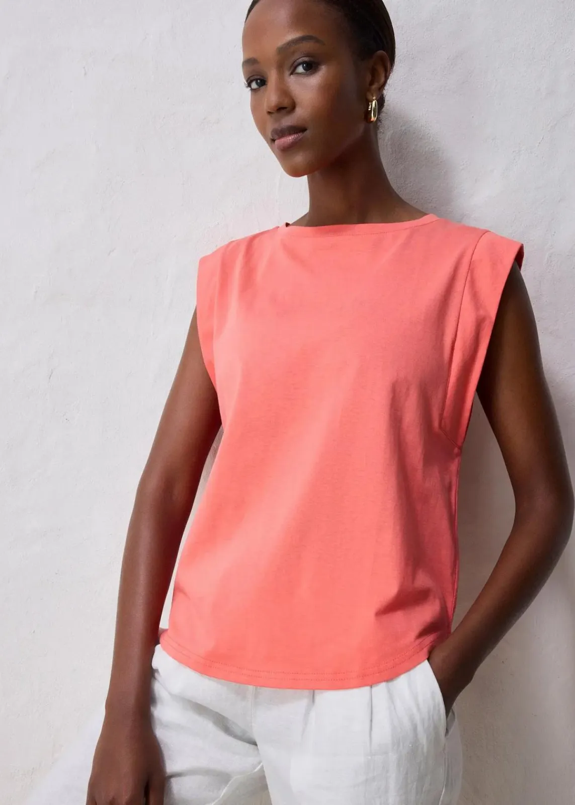 bonprix Premium|Shirts & Tops^Shirt mit Seidenanteil helllachs