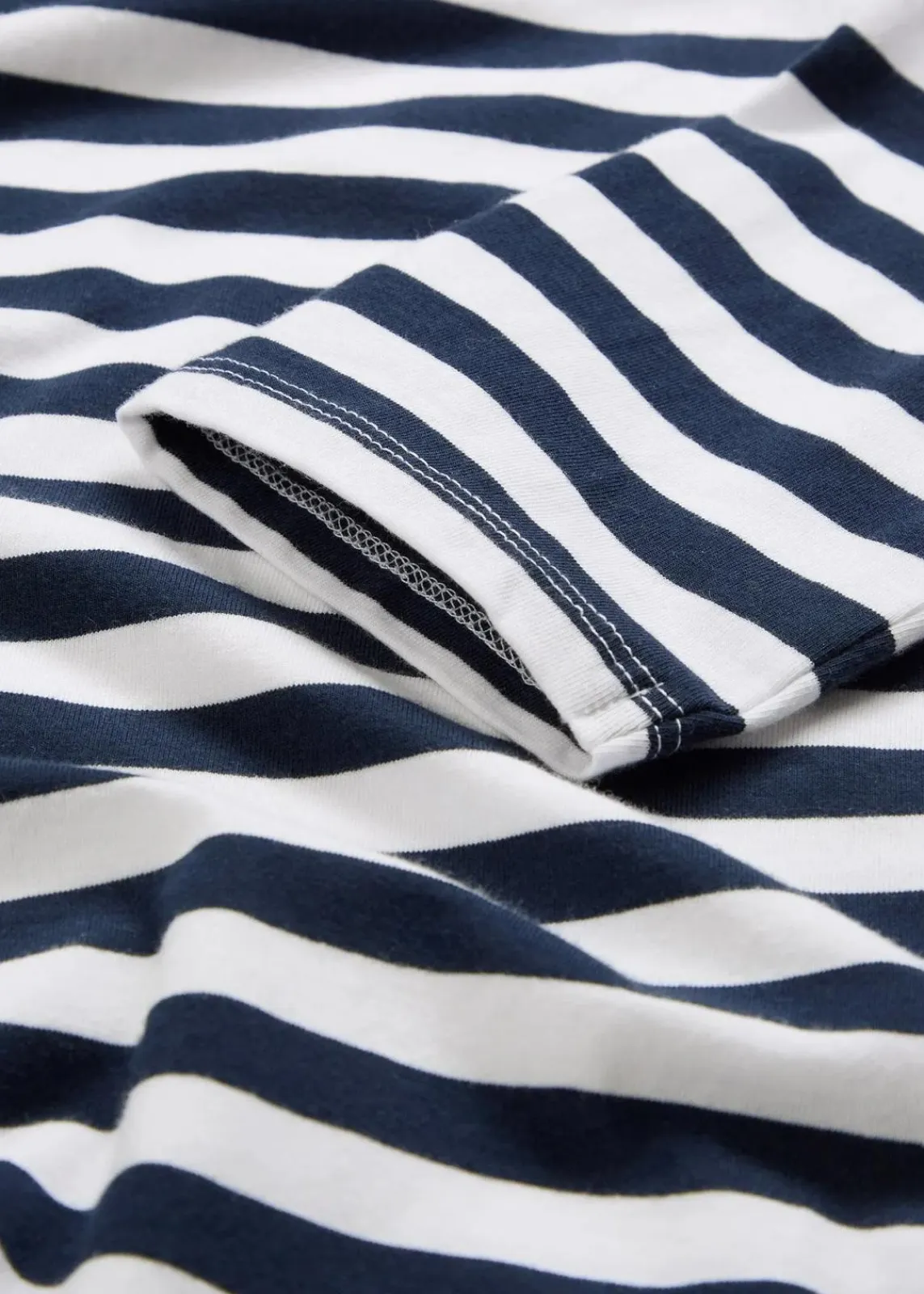 bonprix Shirts & Tops|Basics^Shirt mit U-Boot-Ausschnitt weiß/dunkelblau gestreift