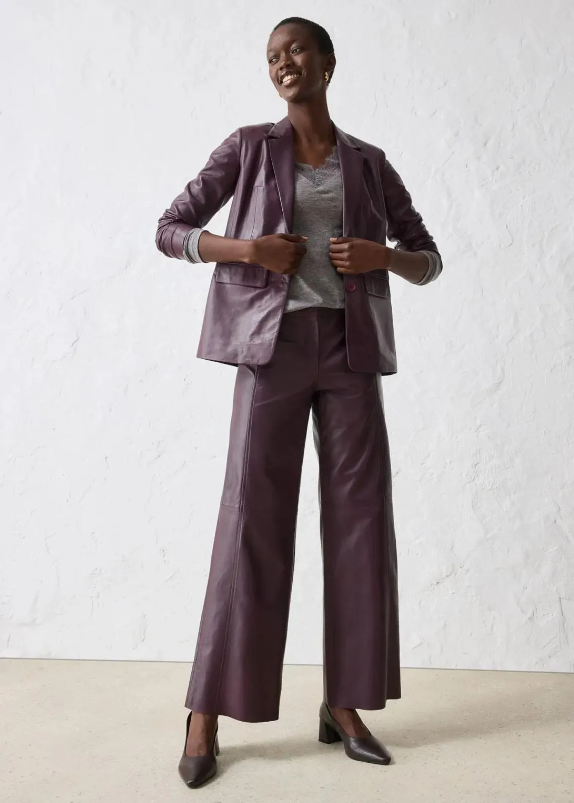 bonprix Shirts & Tops|Premium^Shirt mit Wolle grau meliert