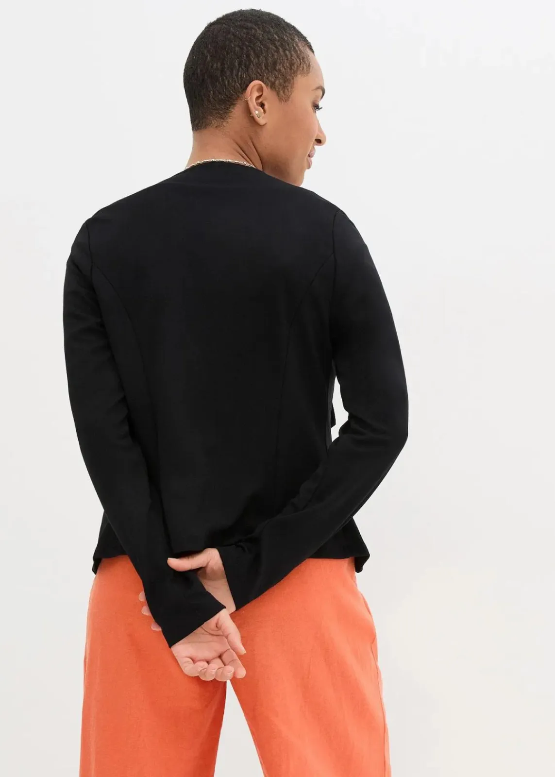 bonprix Bekleidung·Basics|Blazer^Shirt-Blazer schwarz