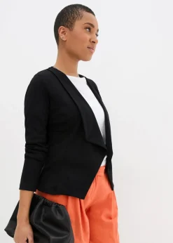 bonprix Bekleidung·Basics|Blazer^Shirt-Blazer schwarz