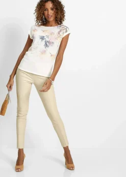 bonprix Shirts & Tops^Shirtbluse wollweiß bedruckt