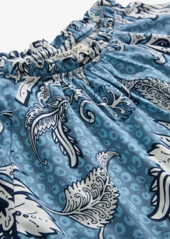 bonprix Shirts & Tops^Shirtbluse aus softem Modal-Mix wellenblau bedruckt