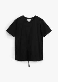 bonprix Shirts & Tops^Shirtbluse mit Bindedetail schwarz