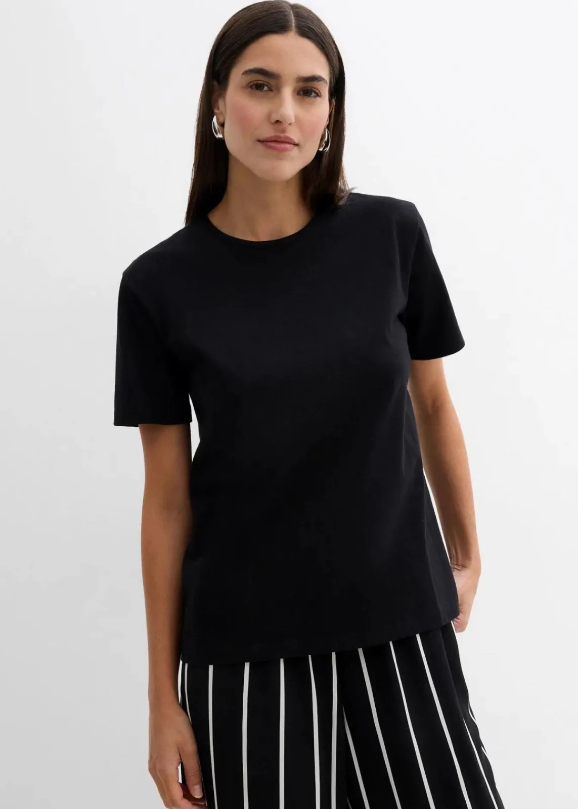 bonprix Shirts & Tops^Shirtbluse mit Bindedetail schwarz