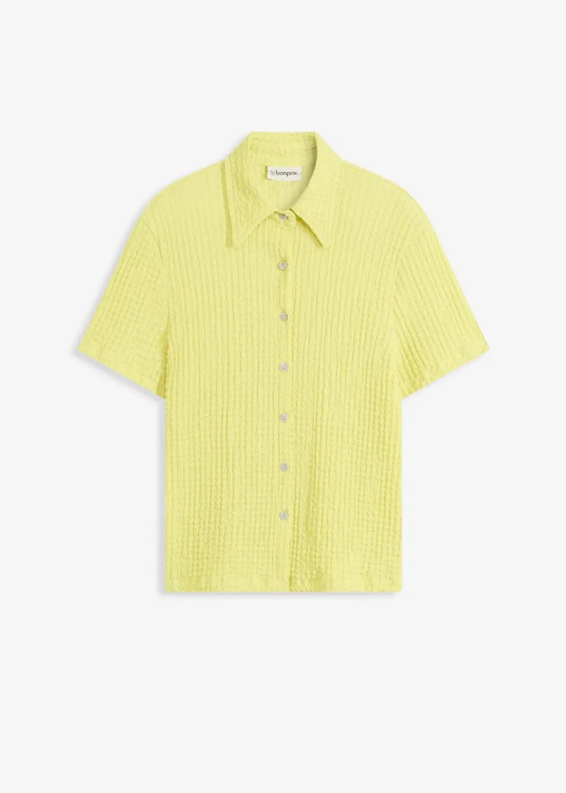 bonprix Shirts & Tops^Shirtbluse mit Struktur zitrusgelb