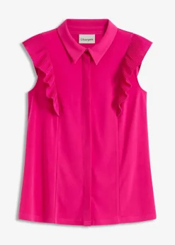 bonprix Shirts & Tops^Shirtbluse mit Volants pinklady