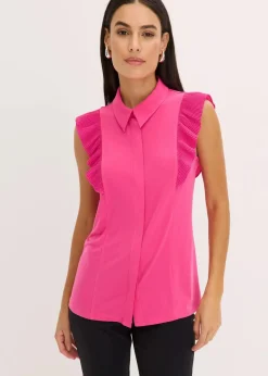 bonprix Shirts & Tops^Shirtbluse mit Volants pinklady