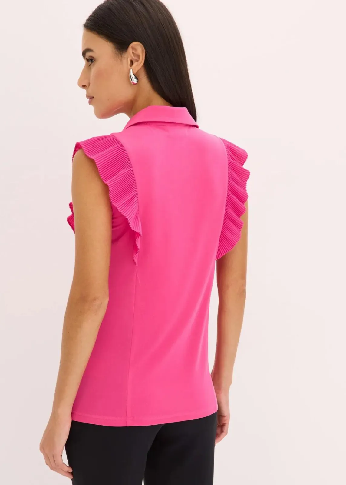 bonprix Shirts & Tops^Shirtbluse mit Volants pinklady