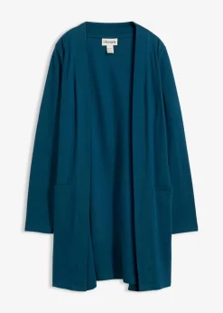 bonprix Shirts & Tops|Basics^Shirtjacke blaupetrol