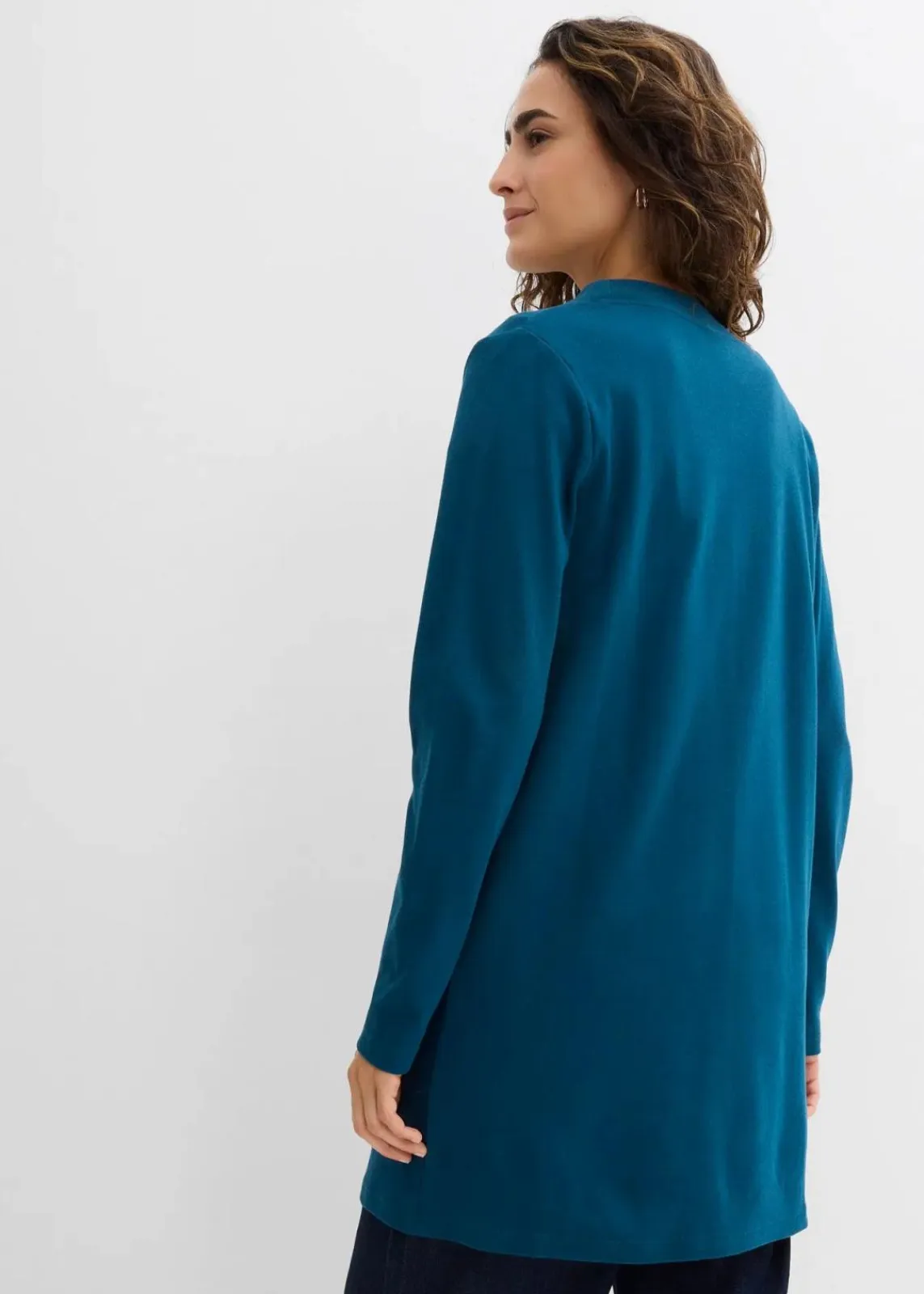 bonprix Shirts & Tops|Basics^Shirtjacke blaupetrol