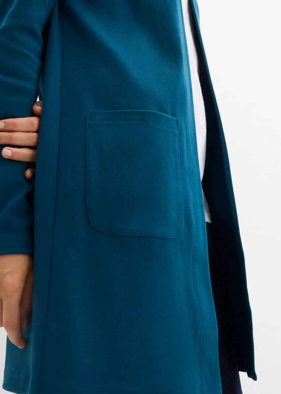 bonprix Shirts & Tops|Basics^Shirtjacke blaupetrol