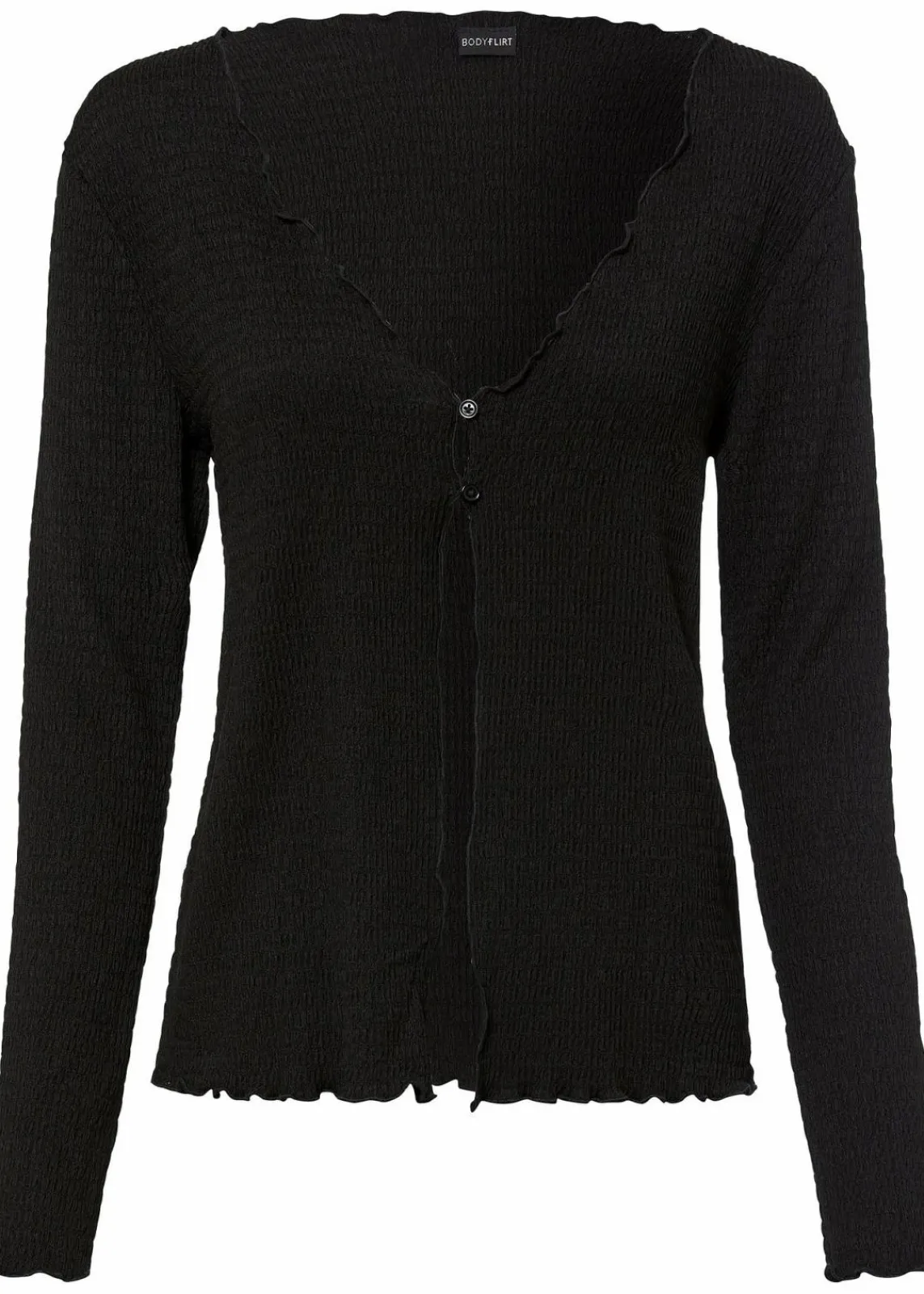 bonprix Shirts & Tops^Shirtjacke schwarz