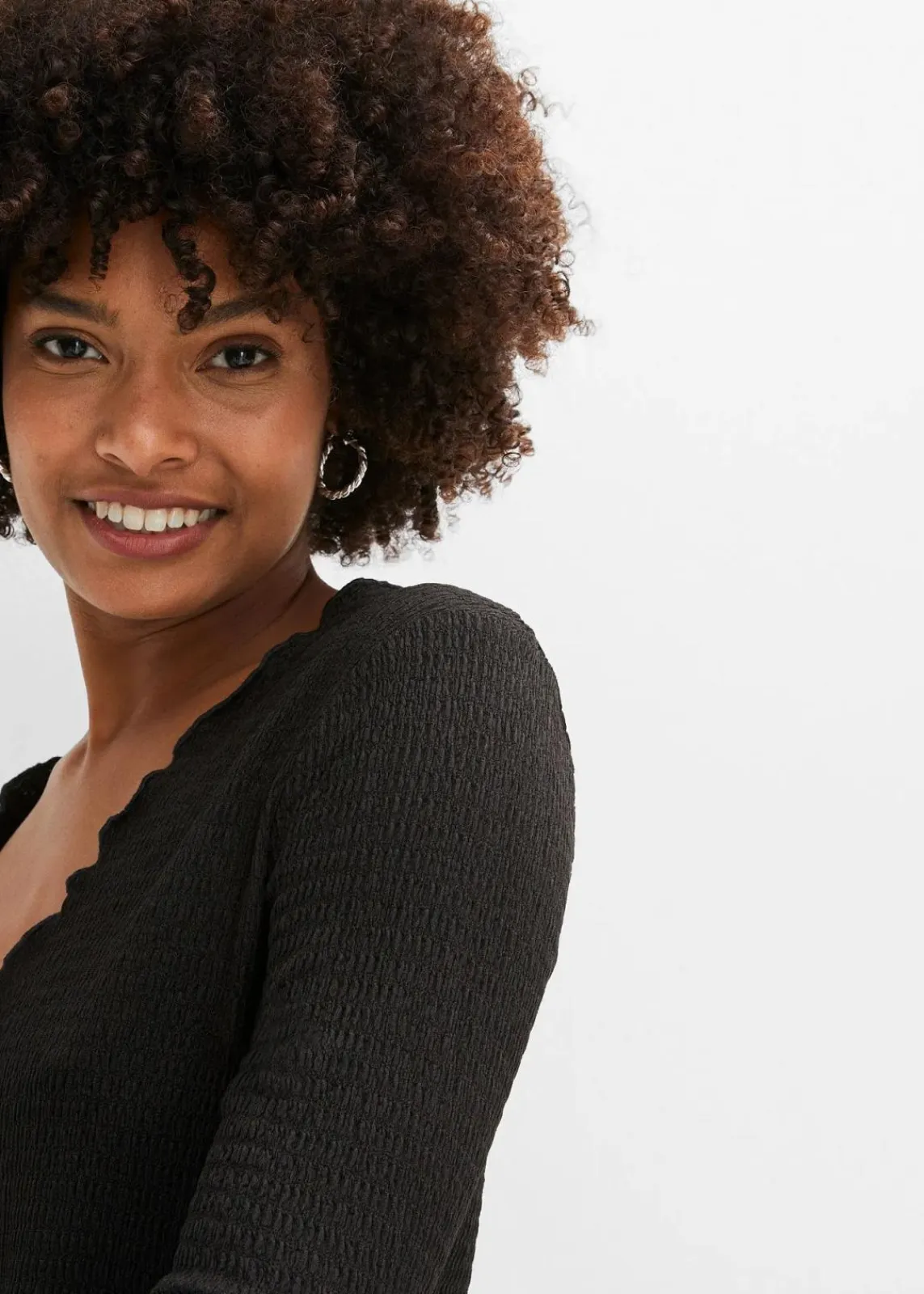 bonprix Shirts & Tops^Shirtjacke schwarz
