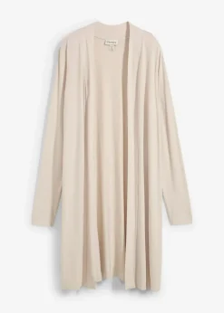 bonprix Shirts & Tops|Basics^Shirtjacke aus softem Viskose-Mix steingrau