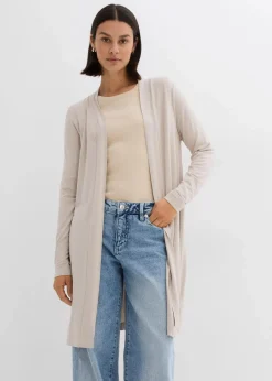 bonprix Shirts & Tops|Basics^Shirtjacke aus softem Viskose-Mix steingrau