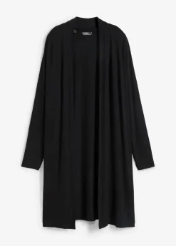 bonprix Bekleidung·Röcke|Nachhaltigere Materialien^Shirtjacke aus softem Viskose-Mix schwarz