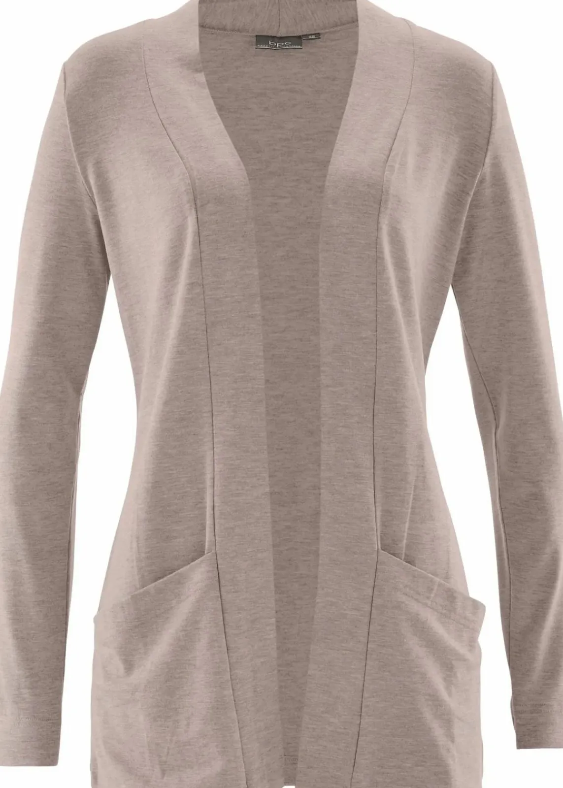 bonprix Bekleidung·Röcke|Basics^Shirtjacke aus softem Viskose-Mix naturstein