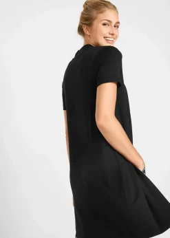 bonprix Bekleidung·Röcke|Basics^Shirtjacke aus softer Viskose schwarz