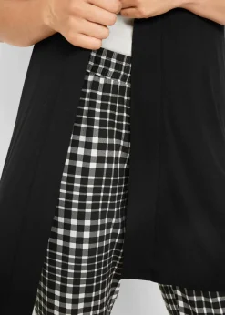 bonprix Bekleidung·Röcke|Basics^Shirtjacke aus softer Viskose schwarz