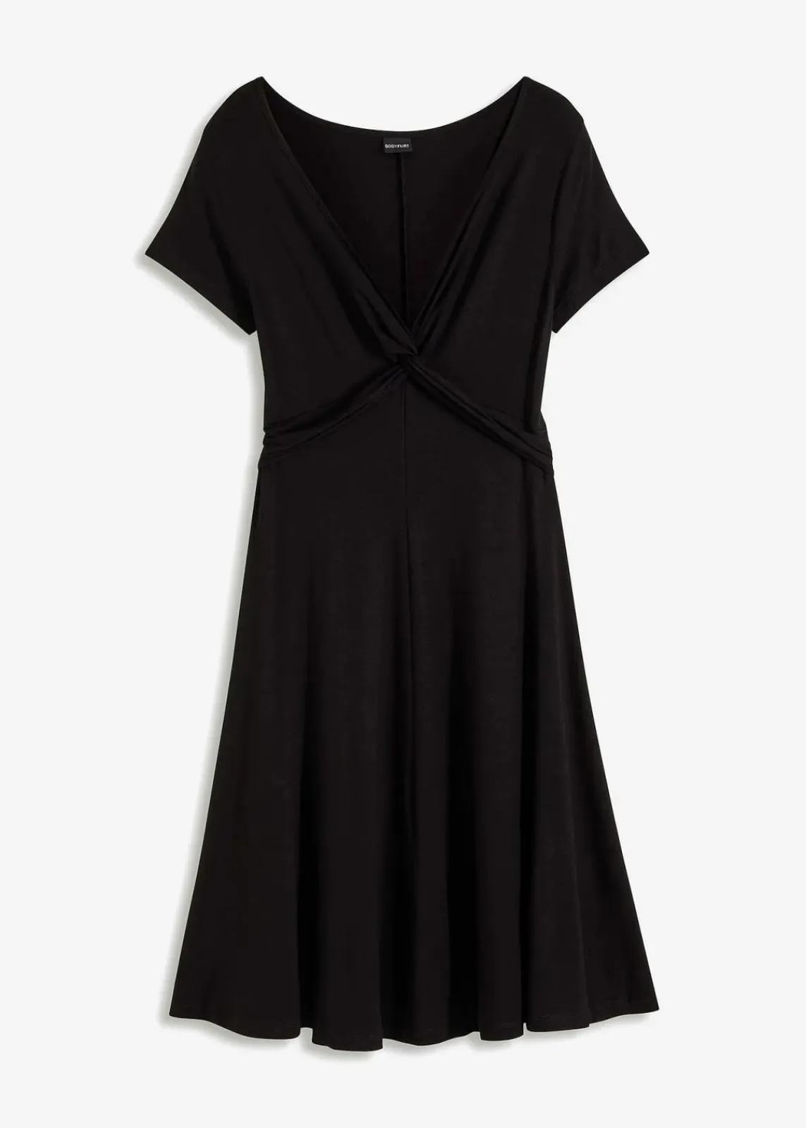 bonprix Nachhaltigere Materialien|Kleider^Shirtkleid schwarz