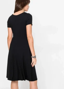bonprix Nachhaltigere Materialien|Kleider^Shirtkleid schwarz