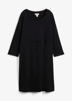 bonprix Bekleidung·Pullover & Strickjacken|Kleider^Shirtkleid aus Bio Baumwolle schwarz