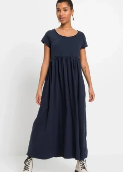 bonprix Nachhaltigere Materialien|Kleider^Shirtkleid aus Bio-Baumwolle dunkelblau