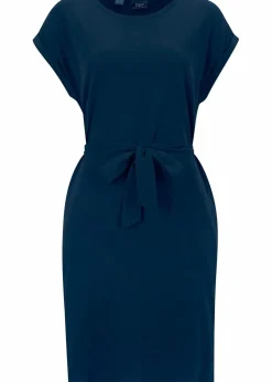 bonprix Nachhaltigere Materialien|Kleider^Shirtkleid aus reiner Baumwolle dunkelblau