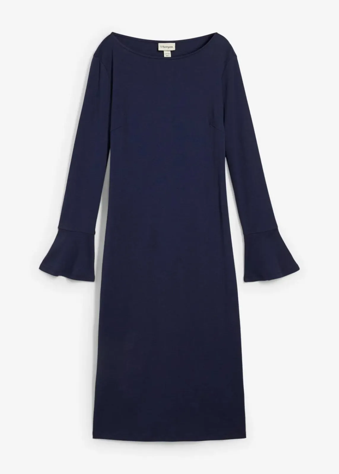 bonprix Bekleidung·Röcke|Bekleidung·Pullover & Strickjacken^Shirtkleid aus reiner Baumwolle dunkelblau