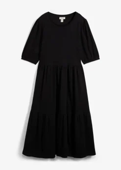 bonprix Bekleidung·Pullover & Strickjacken|Kleider^Shirtkleid aus reiner Baumwolle schwarz