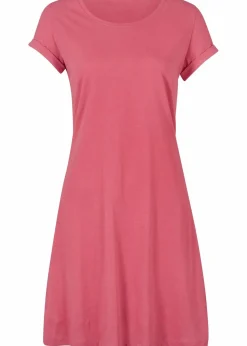 bonprix Nachhaltigere Materialien|Kleider^Shirtkleid aus reiner Bio-Baumwolle rauchhimbeere