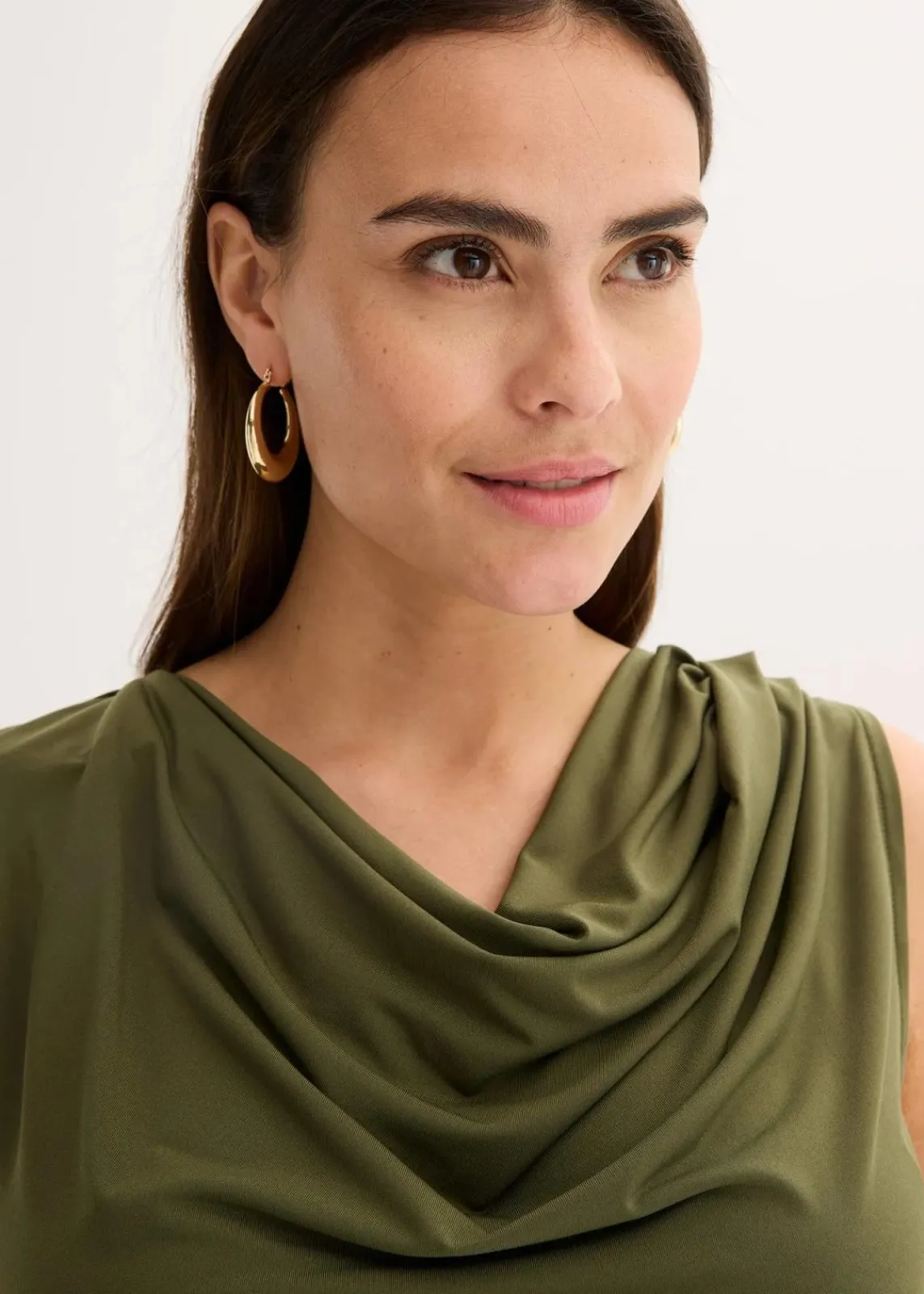 bonprix Bekleidung·Pullover & Strickjacken|Kleider^Shirtkleid mit Gürtel (2-tlg. Set) dunkelkhaki