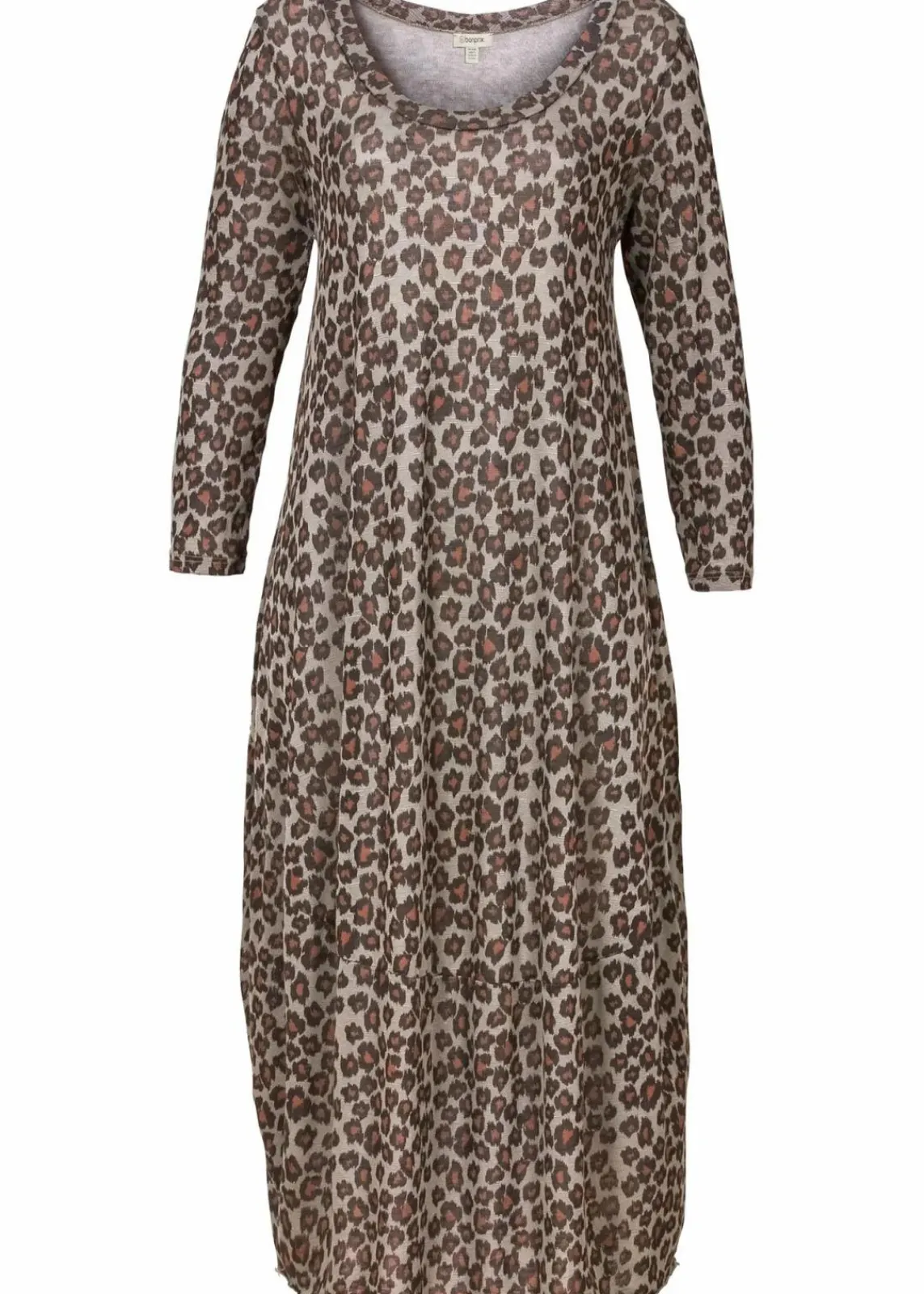 bonprix Bekleidung·Pullover & Strickjacken|Kleider^Shirt-Midikleid leopard braun