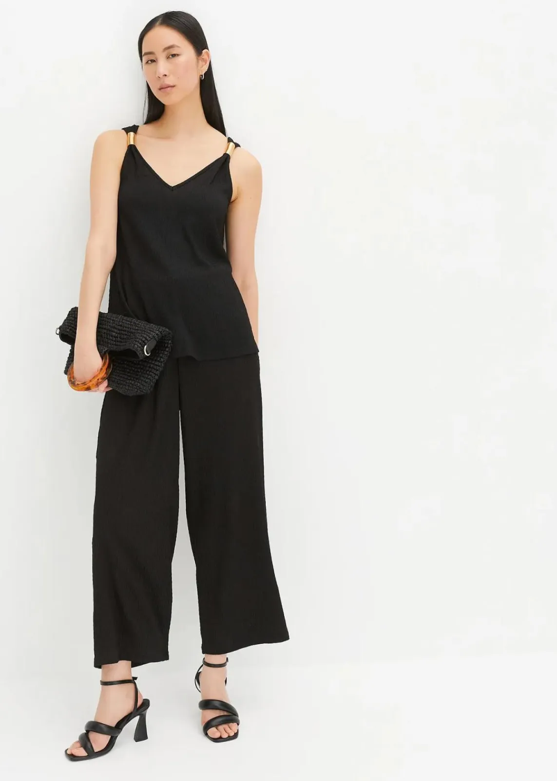 bonprix Shirts & Tops|Nachhaltigere Materialien^Shirt-Top schwarz