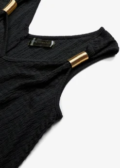bonprix Shirts & Tops|Nachhaltigere Materialien^Shirt-Top schwarz