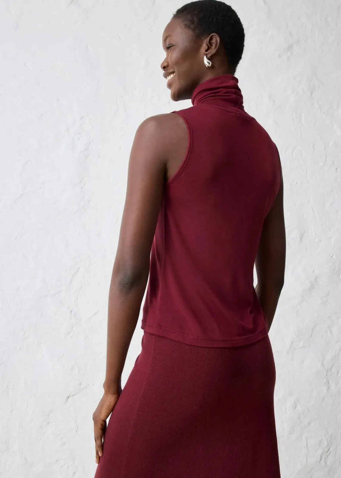 bonprix Shirts & Tops^Shirttop aus weichem Woll-Mix ahornrot