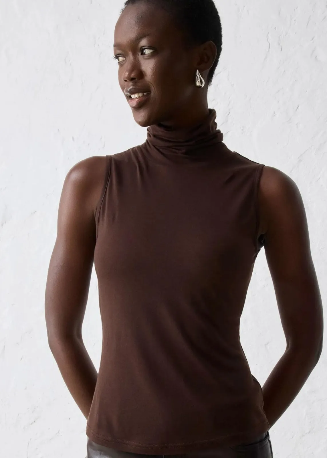 bonprix Shirts & Tops^Shirttop aus weichem Woll-Mix dunkelbraun