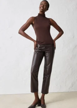 bonprix Shirts & Tops^Shirttop aus weichem Woll-Mix dunkelbraun