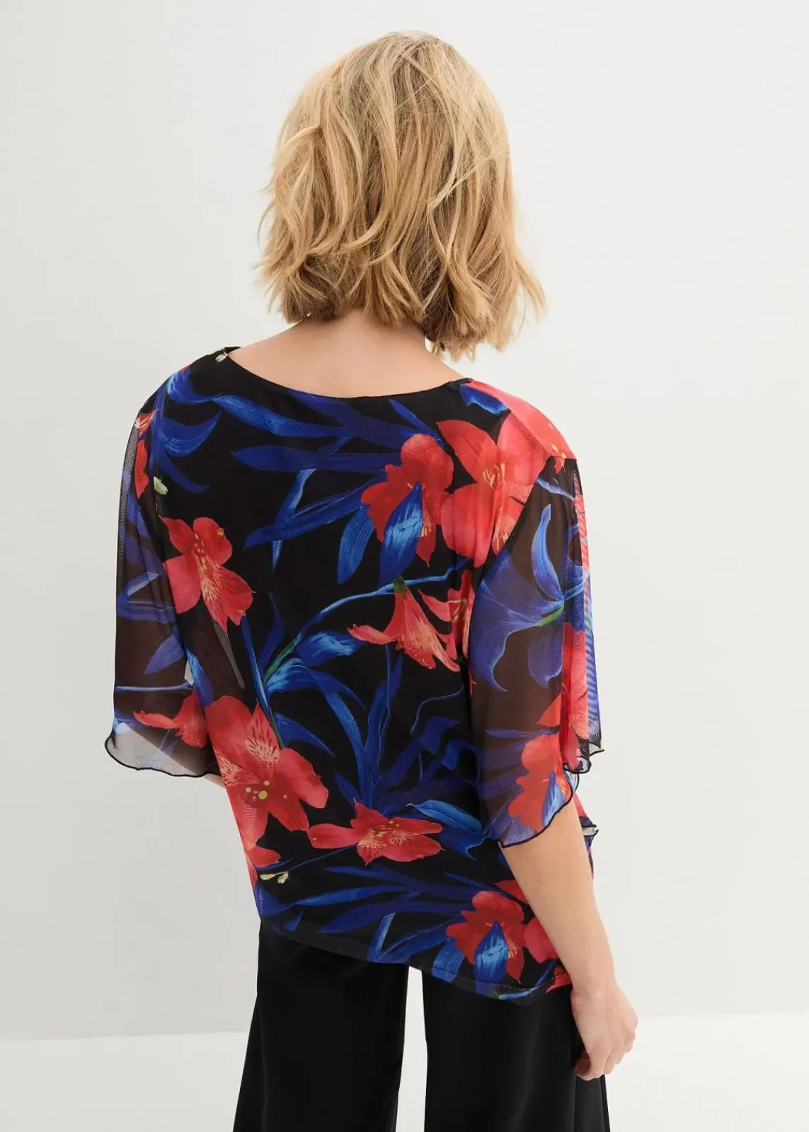 bonprix Shirts & Tops^Shirt-Tunika aus Mesh bunt geblümt